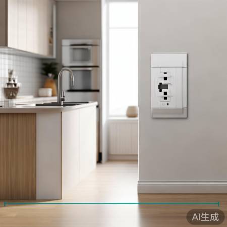 插座安装：12-15米安全适宜