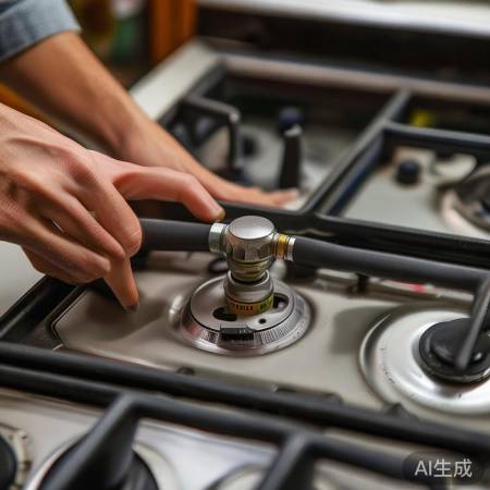 检查气阀，确保安全