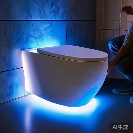 智能马桶夜光自动关