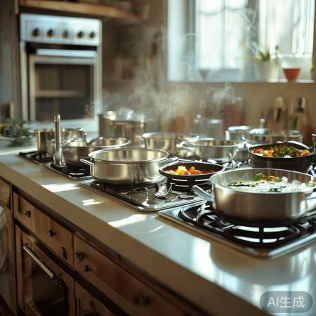 合理烹饪，避免油烟机齐开