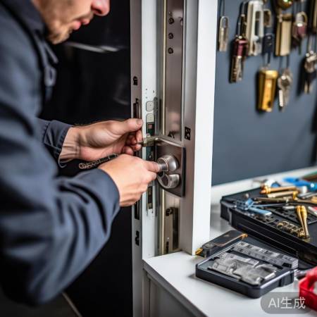 找专业人士换锁芯