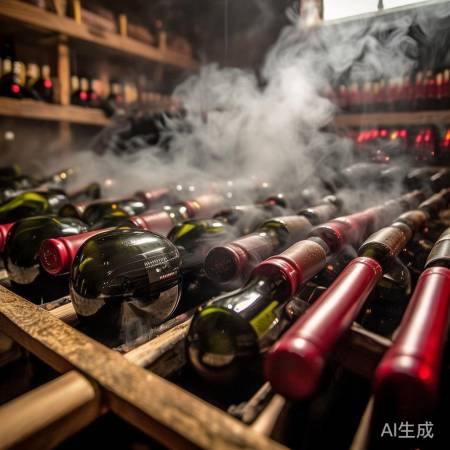 红酒香气融入雾