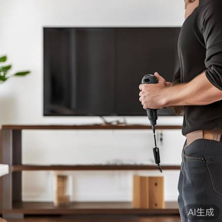 电视机底座安装图解教程