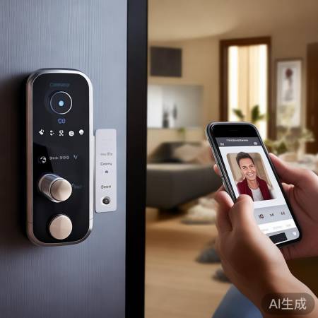 智能锁App实时监控，远程视频