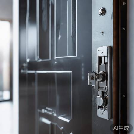 门框厚、钢板硬、锁芯好，防盗门