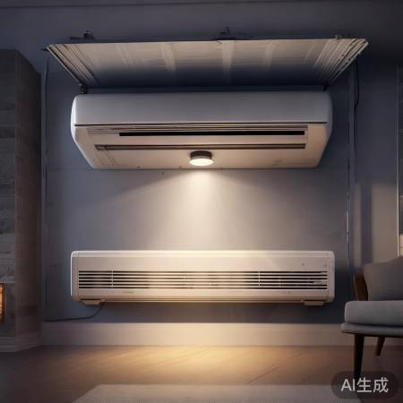 空调检修口射灯巧装提升氛围