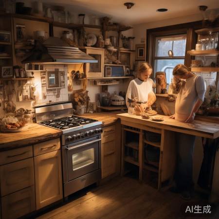 温馨厨房，生活气息满满