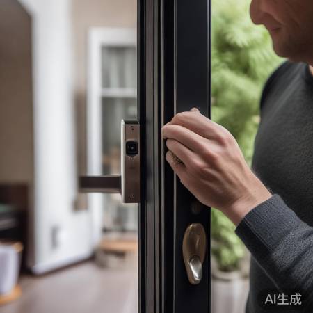 智能密码锁锁体固定片：稳固锁具，安心之选