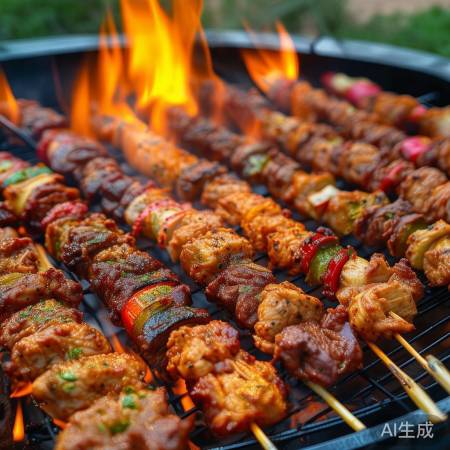 烤肉串小技巧
