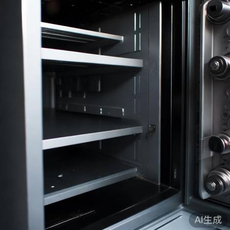 保险柜指纹解锁，找电池盖