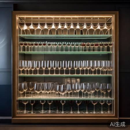 红酒柜中红酒杯如何摆放最合适？