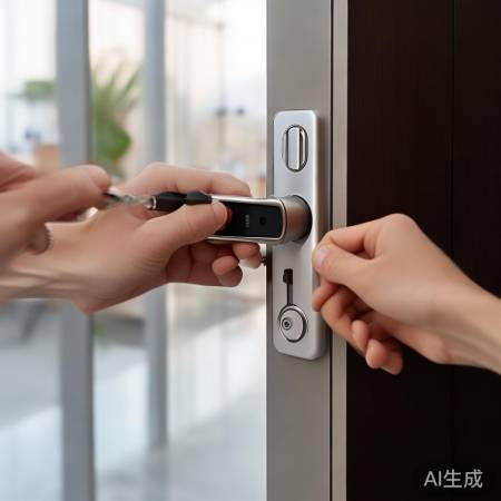 指纹锁螺丝对口技巧解析