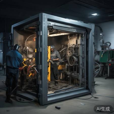 保险柜切割难度大