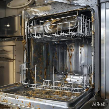 独立洗碗机放洗衣机上清洗，省时省力新选择