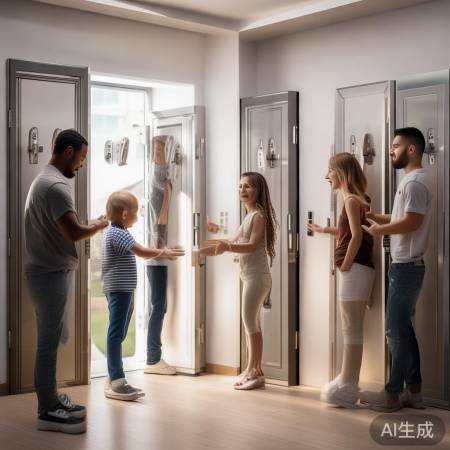 防盗门样品间展厅：一站式体验，安全家居首选方案