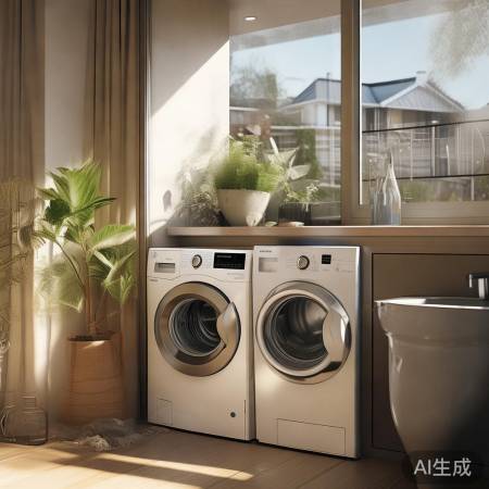 阳台洗衣机面盆排水解决方案