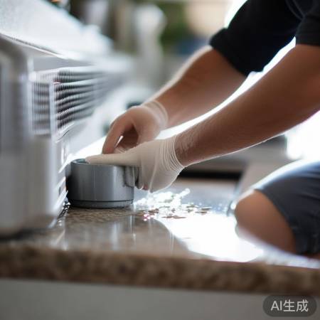 定期清理空调接水盘