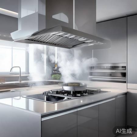 选集成灶，重吸力、排烟、过滤系