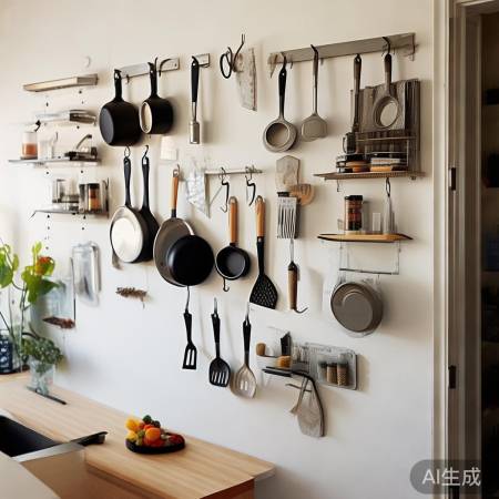 厨房墙面巧利用