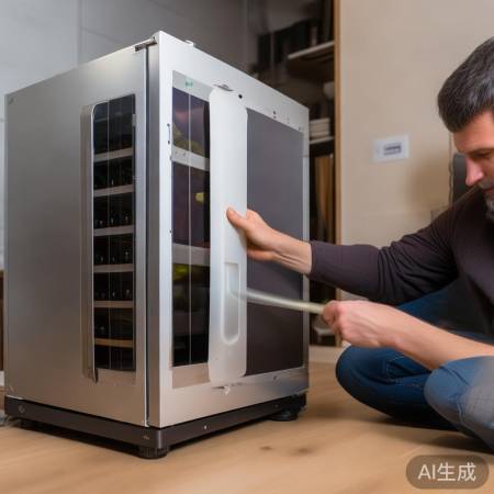 安装红酒柜,注意安全选胶