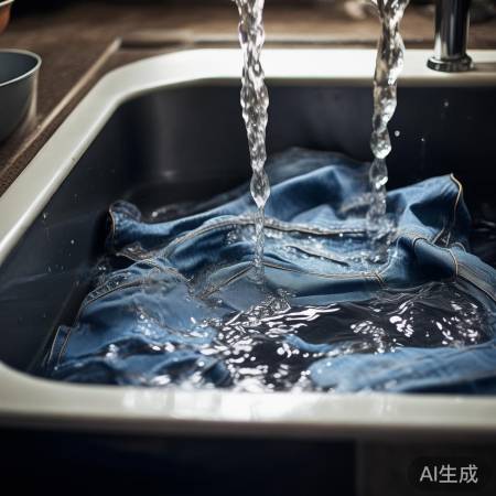 牛仔裤洗涤水温适中