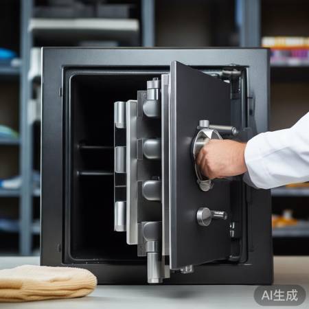 “定期检查，保养保险柜”