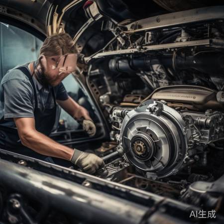 拆卸离合器，拧螺丝取下