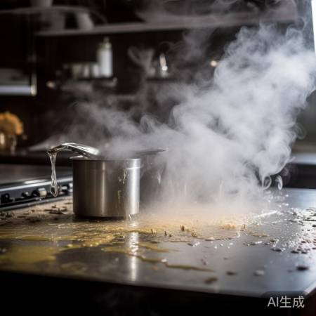“油烟机热水蒸油垢”