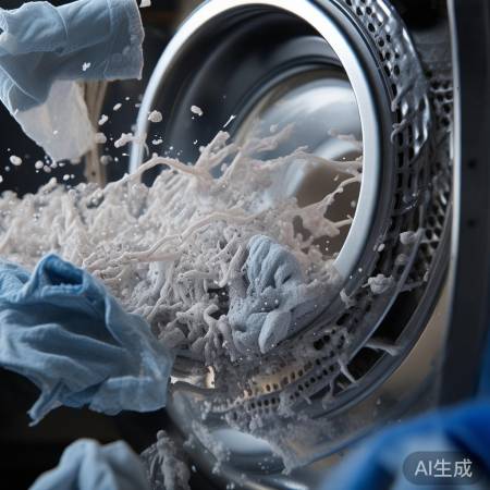 洗衣机内部细菌污染衣物