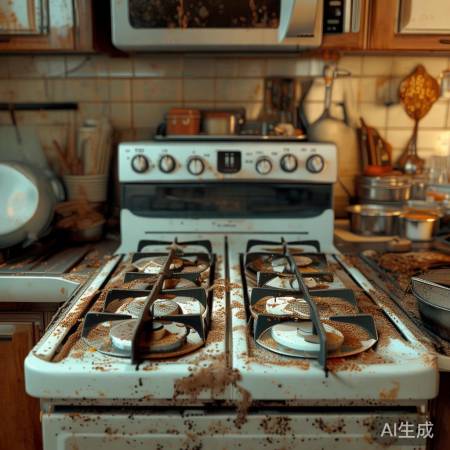 燃气灶家电需定期清洗