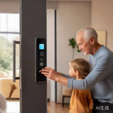 智能锁操作简便，远程控制方便