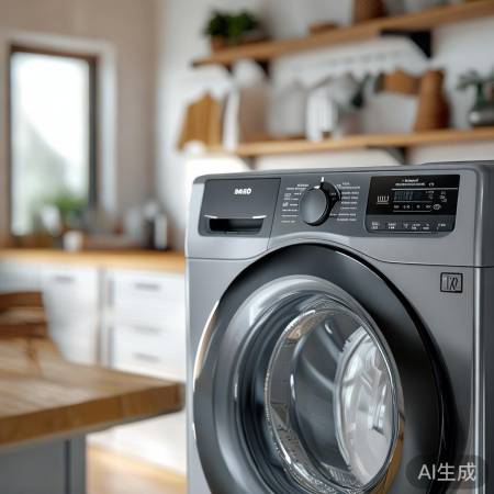 大容量智能洗衣机，省时省力