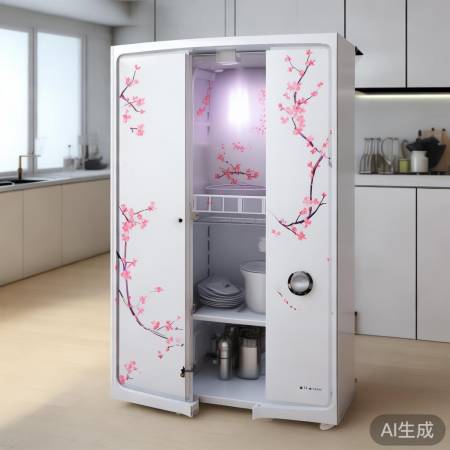 简约消毒柜，一键消毒懒人福