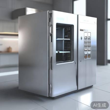 “樱雪消毒柜：安全双层门锁”