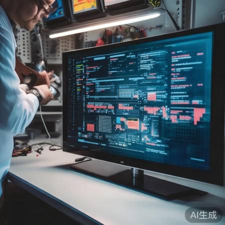 电视硬件故障，考虑维修或更换