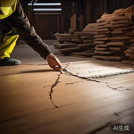 检查楼板，防裂缝隔音