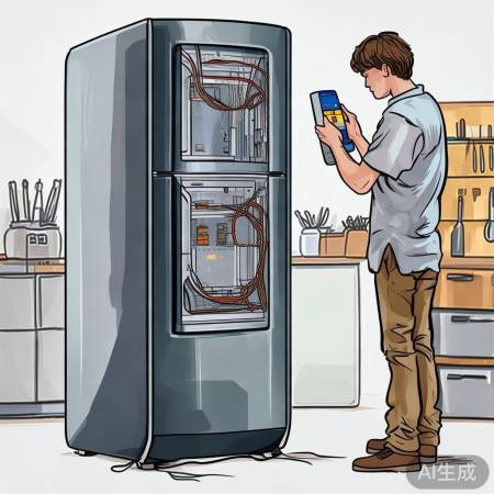 容声冰箱专业维修站解说%冰箱开门外屏不亮故障原因及解决方法