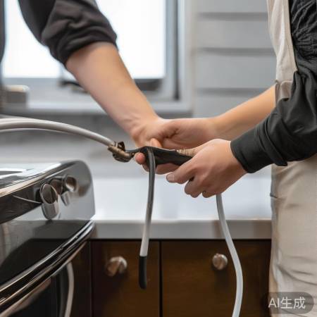 检查油烟机电源线