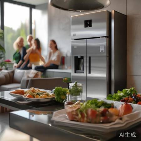 美的525冰箱，智能保鲜新升级