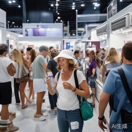 展会必备：水杯防晒，拍照分享