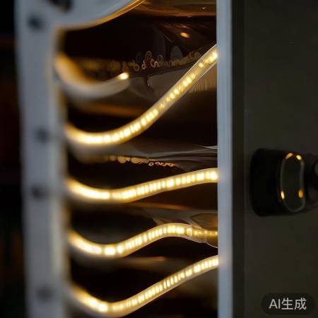 安装灯带，均匀美观