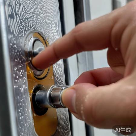 指纹锁使用小心，防受伤防误操作