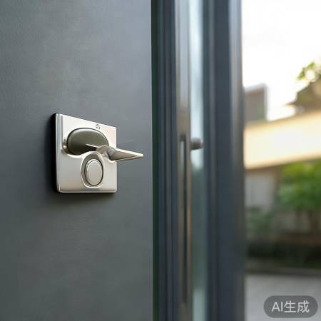 天地钩在指纹锁下方