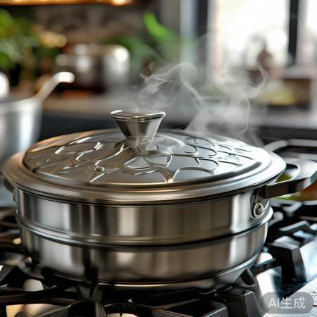 “锅盖设计保营养防油烟”