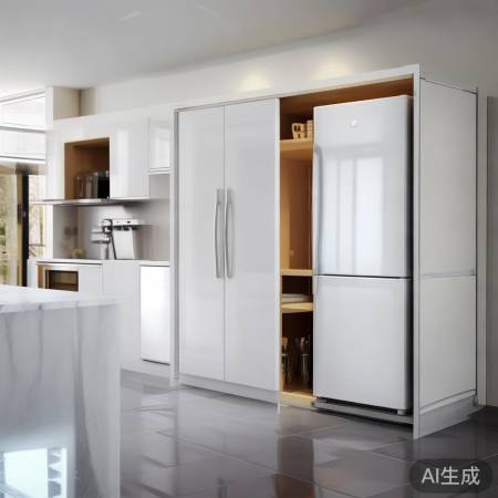 厨房装修新选择,巧用吊柜门扩空