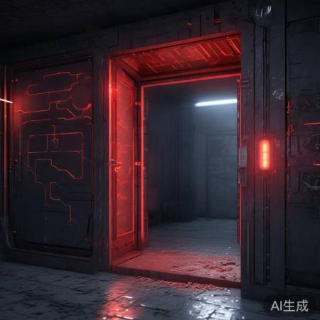 红石门连接电路，需指纹识别