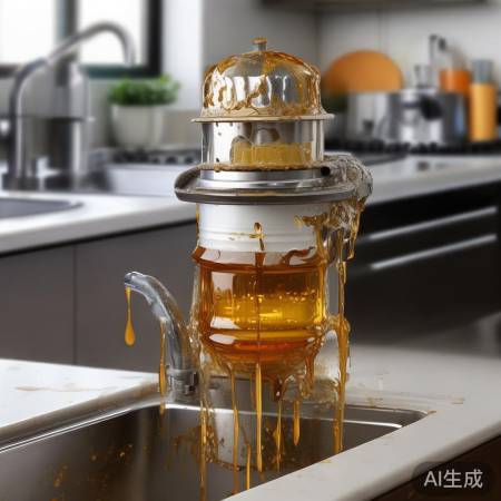 油网滤油网积油污，噪音增大