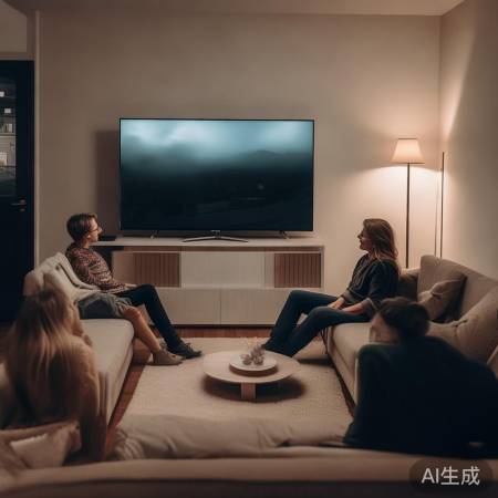 紧凑空间选电视,尺寸宜小于客厅