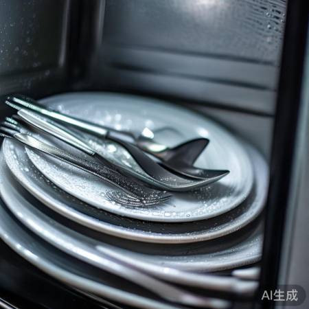 餐具消毒后外有水分需及时处理