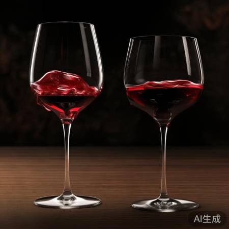 红酒杯形状影响品酒体验